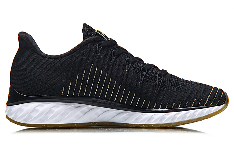 Order (W) Scarpe Running Assorbenti Li-Ning All Guard ''Nero Oro''. ARHN198-4