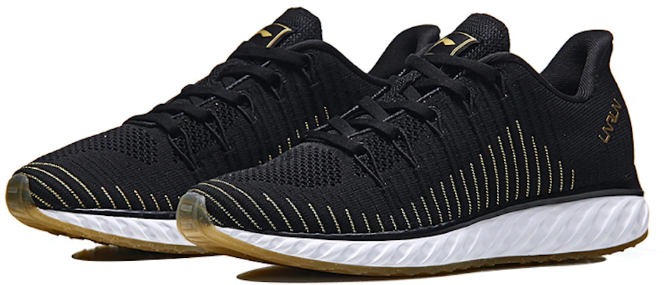 (W) Scarpe Running Assorbenti Li-Ning All Guard ''Nero Oro''. ARHN198-4 Lookbook (W) Scarpe Running Assorbenti Li-Ning All Guard ''Nero Oro''. ARHN198-4