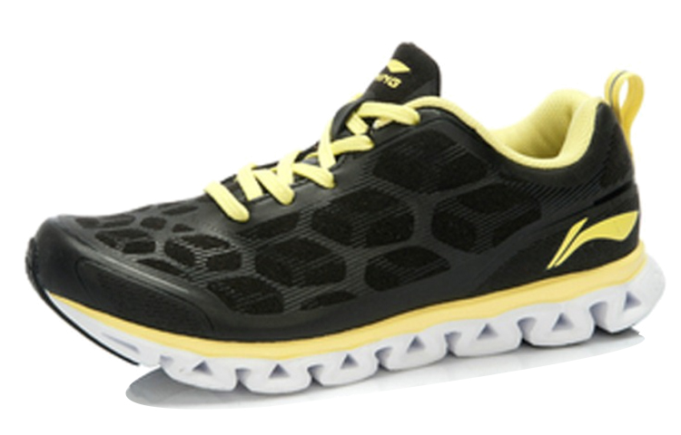 Lookbook (W) 리닝 아크 4 블랙 충격흡수 러닝화 (Li-Ning Akeu 4 Beullaek Chunggyeokheupsu Reoninghwa) ARHJ052-3