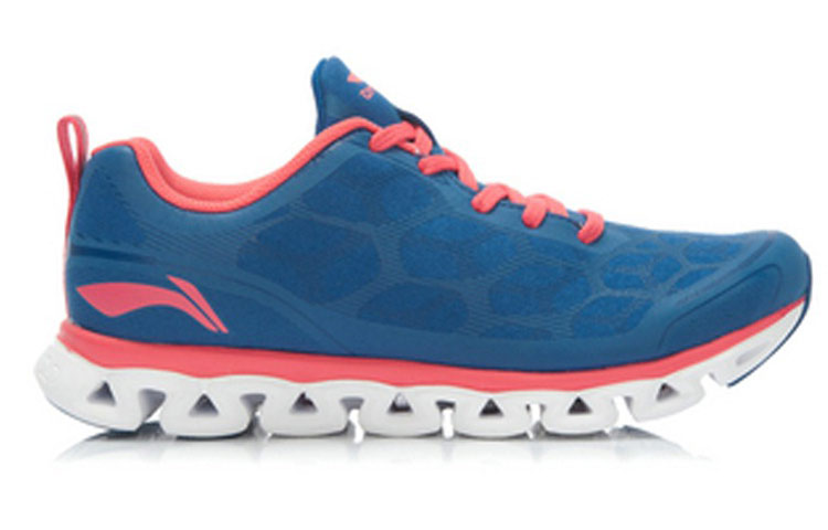 Order LiNing李寧 弧四代 舒適透氣 減震運動跑步鞋 女款 藍