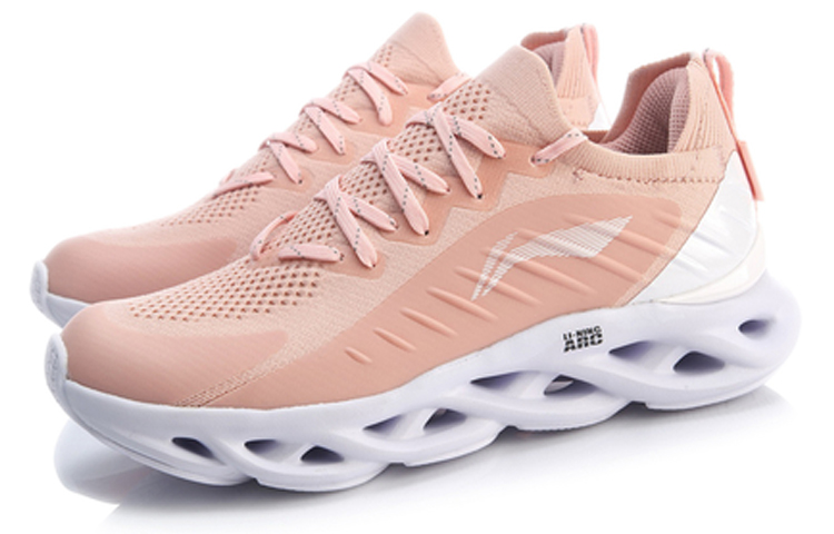 Lookbook (W) Li-Ning Arc 'Pink White' Putih Merah Muda ARHP108-5