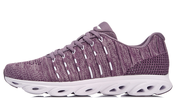 (Women) Li-Ning Arc Running Shoes 'Purple Breathable Knit' ARHN046-4