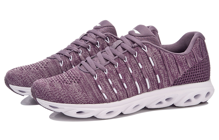 Lookbook (Women) Li-Ning Arc Running Shoes 'Purple Breathable Knit' ARHN046-4