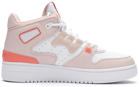 LiNing李寧 進擊 2020 減震防滑耐磨 高筒 復古籃球鞋 女款 粉白 Order LiNing李寧 進擊 2020 減震防滑耐磨 高筒 復古籃球鞋 女款 粉白