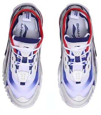 (W) Li-Ning Aurora SkyWalker x Minggu Fesyen Paris 'Putih Biru Merah' AGLN242-2 Lookbook (W) Li-Ning Aurora SkyWalker x Minggu Fesyen Paris 'Putih Biru Merah' AGLN242-2