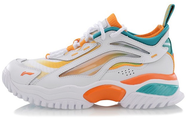 (Women) Li-Ning Aurora Windwalker x Gilr Bad Five 'White Orange' AGLP108-1 Buy (Women) Li-Ning Aurora Windwalker x Gilr Bad Five 'White Orange' AGLP108-1