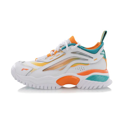 (W) Li-Ning Aurora Windwalker Gilr Bad Five 'White Orange'
