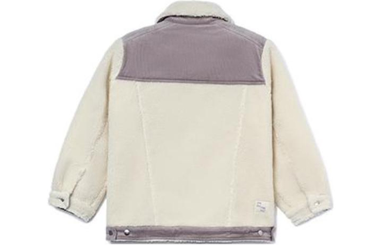 Lookbook (Women) Li-Ning BADFIVE Patchwork Logo Embroidered Loose Sports Jacket Women Off-White AFDR718-1