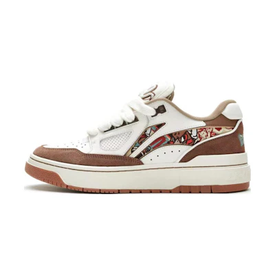 (W) Li-Ning BadFive Rookie 2 Low 'White Brown'