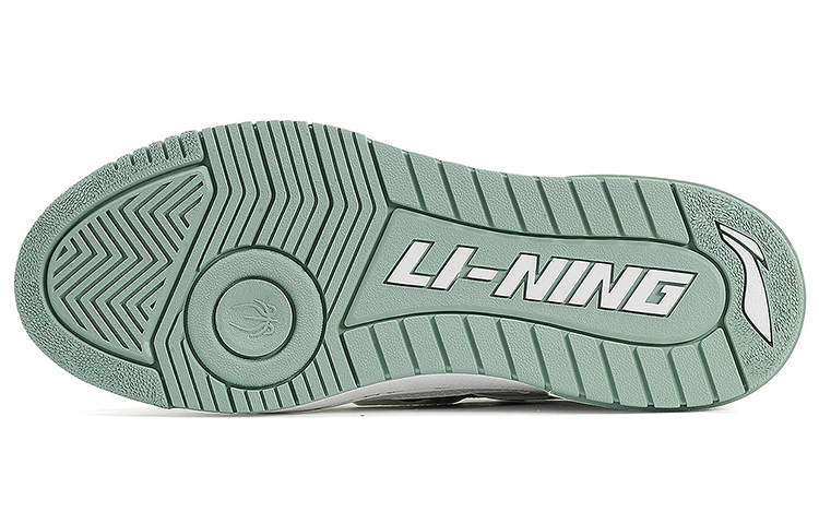 Shop LiNing李寧 新秀Rookie 耐磨輕便 低幫 板鞋 女款 米白綠