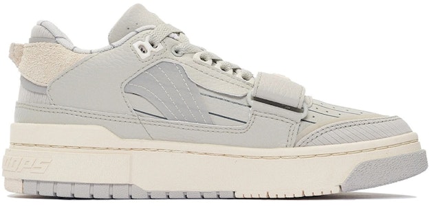 LiNing李宁 新秀Rookie 沪HOOD 潮流 低幫 復古籃球鞋 女款 灰白 上海城市限定 Order LiNing李宁 新秀Rookie 沪HOOD 潮流 低幫 復古籃球鞋 女款 灰白 上海城市限定