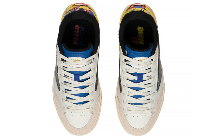 Shop (W) Li-Ning BadFive Wave 180 Low x Pablo Lentile 'Putih Hitam' AECS038-1