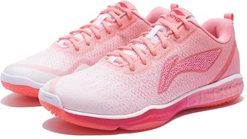 LiNing李寧 低筒耐磨羽球鞋 女款 粉色 Lookbook LiNing李寧 低筒耐磨羽球鞋 女款 粉色