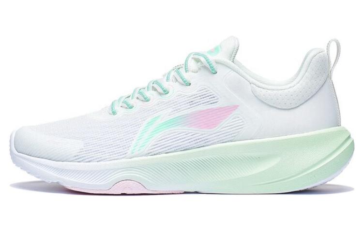 (Women) Li-Ning Badminton Sport Shoes 'White Green' AFVT012-3