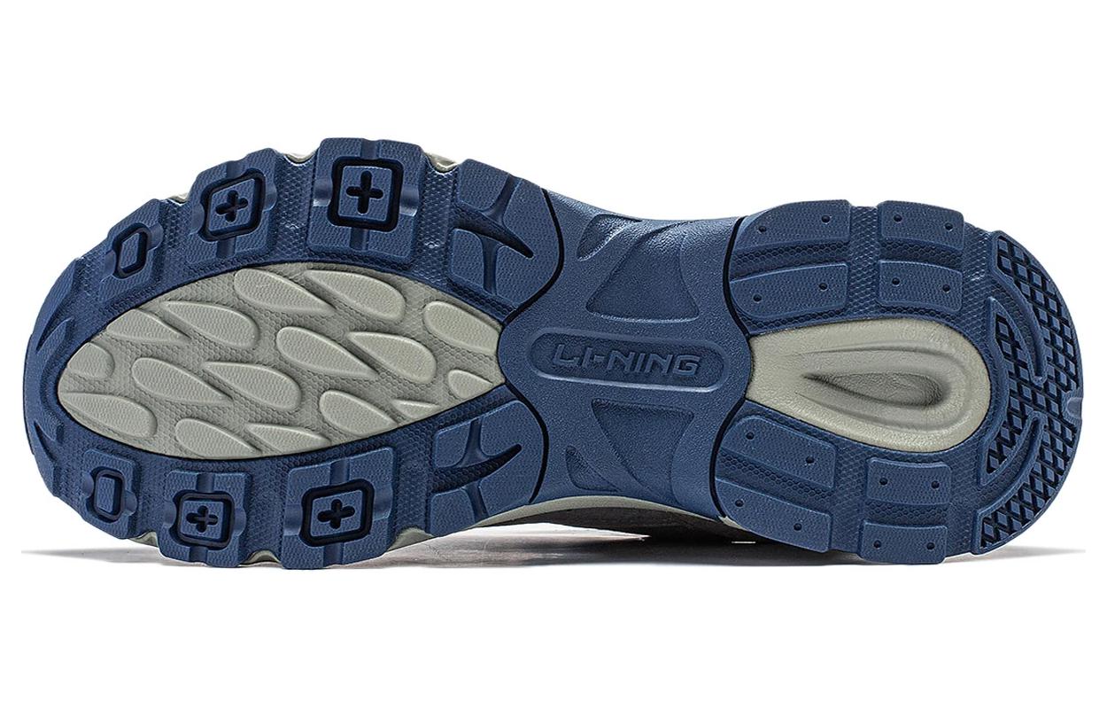 Shop LiNing李寧 緩震耐磨 低筒 生活休閒鞋 女款 灰黑