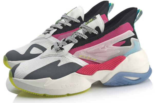 (W) Li-Ning Beyond ''Wit Rood Grijs'' AGLQ028-2 Lookbook (W) Li-Ning Beyond ''Wit Rood Grijs'' AGLQ028-2