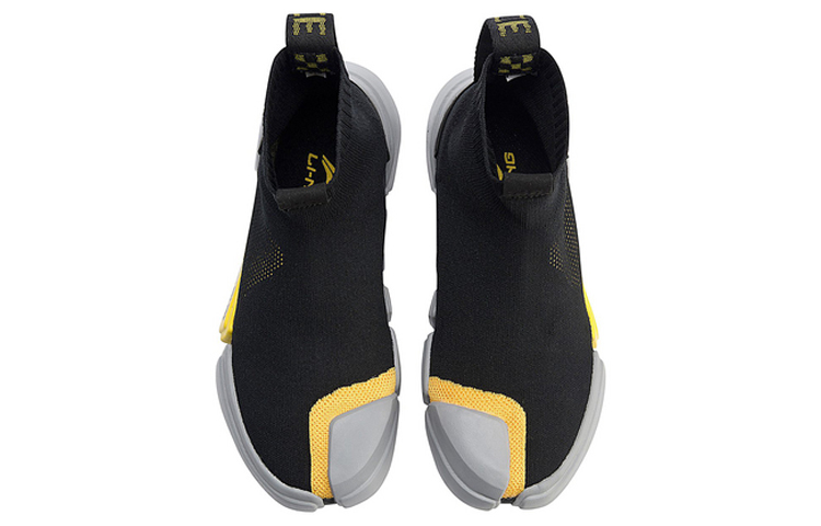 Shop (W) 리닝 블랙/그레이/옐로우 (Li-Ning 검정/회색/노랑) AGBN058-4
