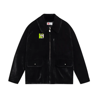 (Women) Li-Ning Black Logo Print Full-Zip Jacket AFDSB44-3