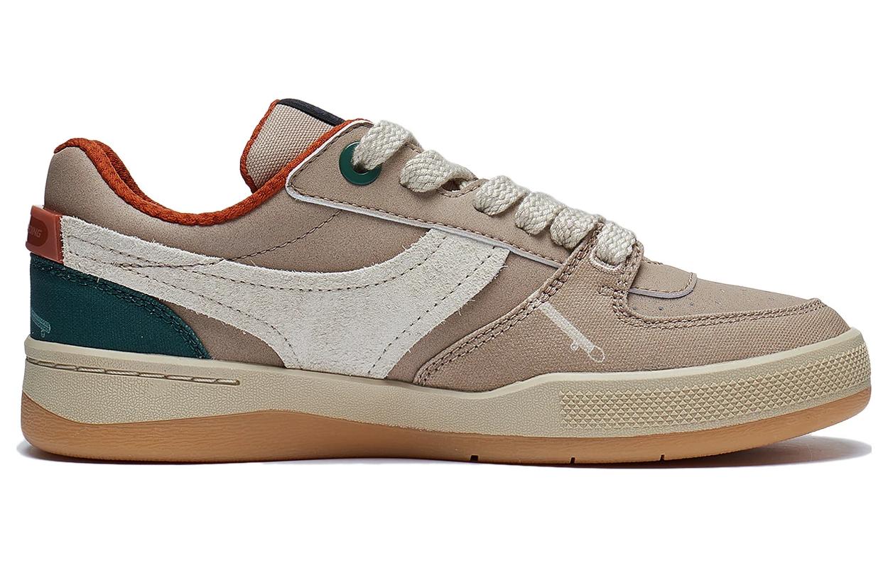 Order LiNing李寧 征榮 圓頭舒適 百搭簡約 保暖防滑 低幫 板鞋 女款 棕色