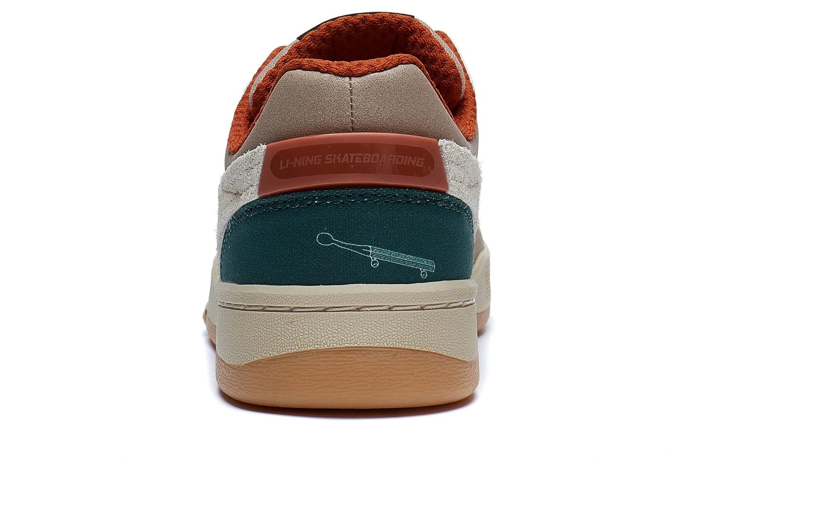 Details for LiNing李寧 征榮 圓頭舒適 百搭簡約 保暖防滑 低幫 板鞋 女款 棕色