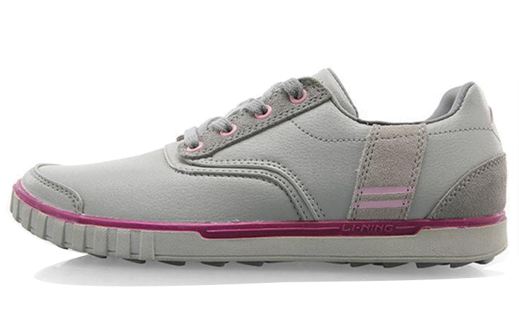 (Women) Li-Ning Board Shoes 'Grey Purple' AHTG012-2