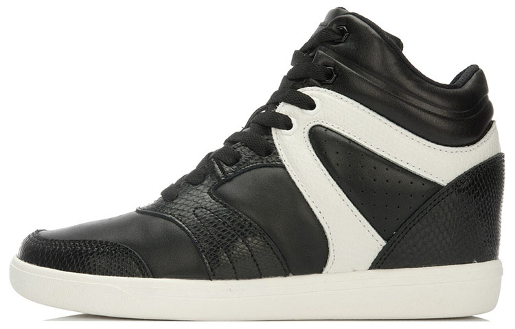 (Women) Li-Ning Board Shoes High 'Black White' LLAL012-1