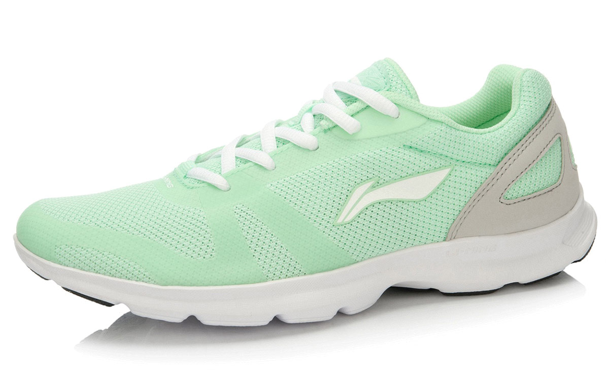 Order (W) Li-Ning Scarpe Running Traspiranti Basse ''Verde Bianco'' ARBL048-2