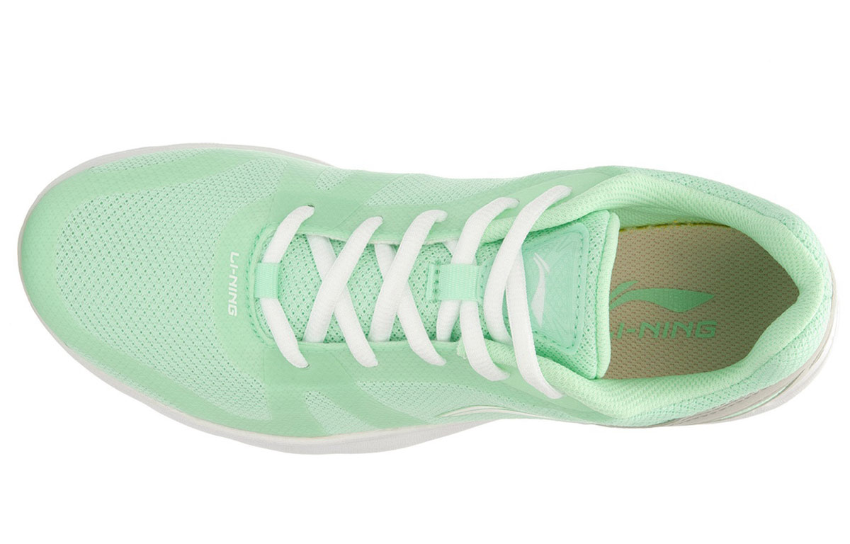 Lookbook (W) Li-Ning Scarpe Running Traspiranti Basse ''Verde Bianco'' ARBL048-2