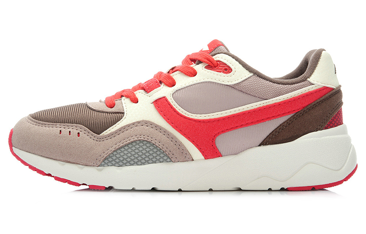 (Women) Li-Ning Brilliance 96 Low 'Brown White Red' ALCK028-7