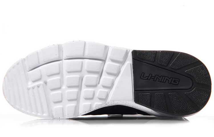 Shop (W) 리닝 버블 에이스 '블랙 앤 화이트' AGLM022-1