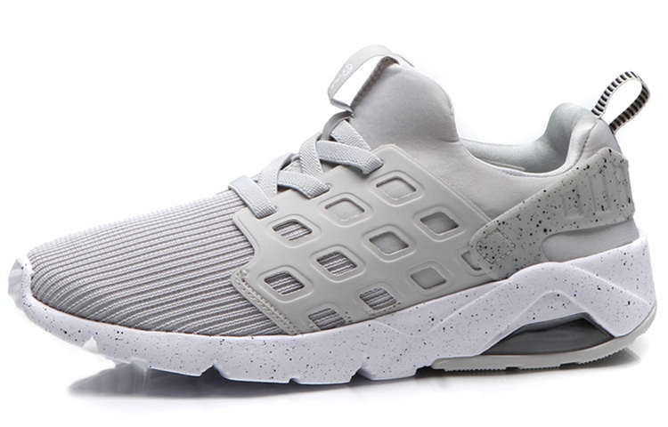 Lookbook LiNing李寧 Bubble Ace 半掌氣墊一體織運動鞋 女款 灰白