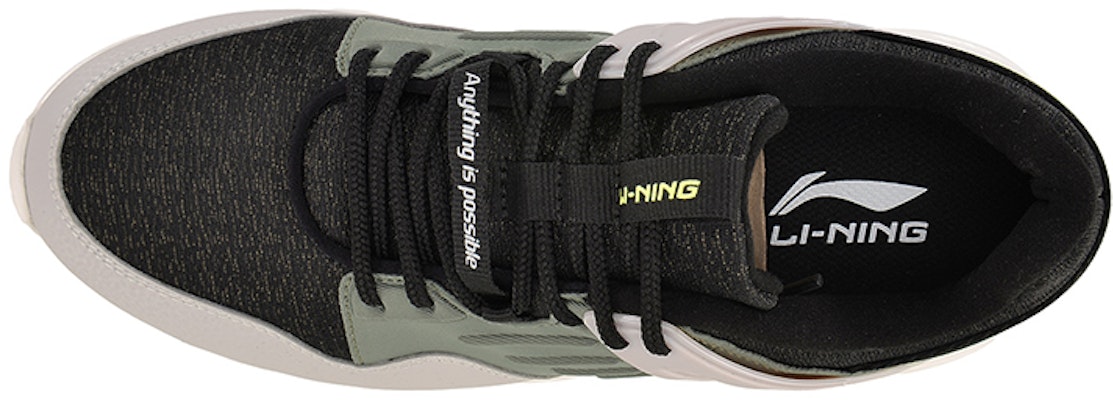 (W) Li-Ning Bubble Ace Rt 'Kelabu Hijau Hitam' AGCM174-2 Lookbook (W) Li-Ning Bubble Ace Rt 'Kelabu Hijau Hitam' AGCM174-2