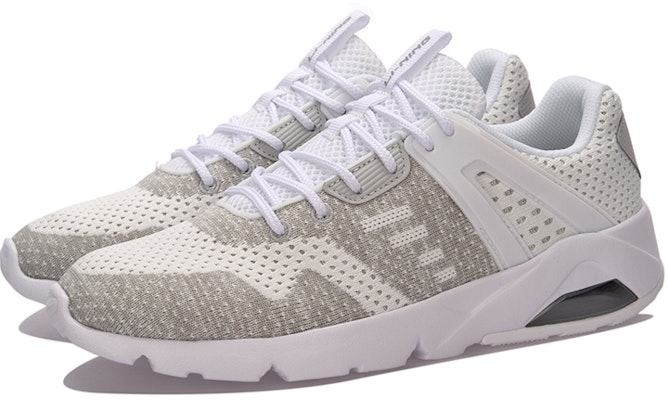 (W) Li-Ning Bubble Ace RT 'Kelabu Muda dan Putih' AGCM174-6 Lookbook (W) Li-Ning Bubble Ace RT 'Kelabu Muda dan Putih' AGCM174-6