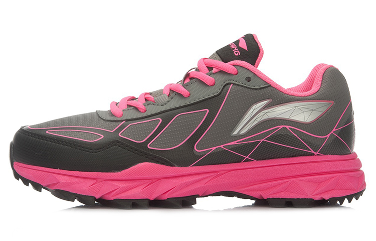 (Women) Li-Ning Bull Running 'Grey Pink' ARDK016-2
