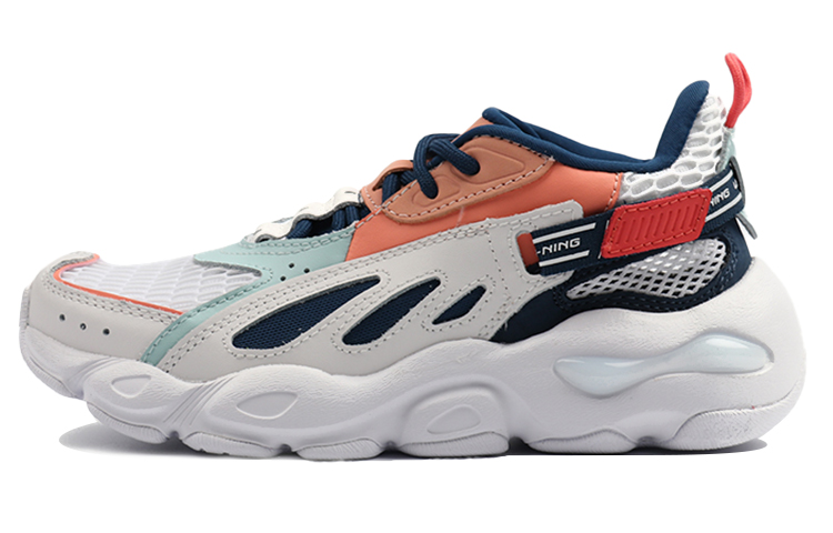 (Women) Li-Ning Butterfly Lite Paris Fashion Week 'White Orange Pink' AGLP104-1