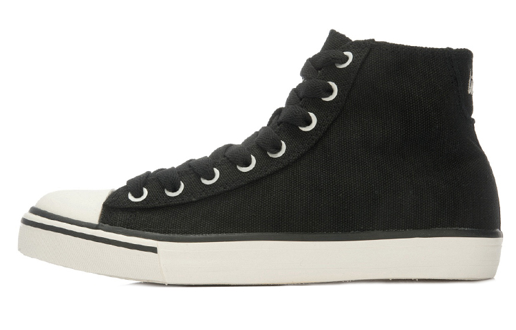 (Women) Li-Ning Canvas 'Street Trend Black and White' ALAL126-1