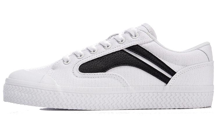 (Women) Li-Ning Canvas 'White Black' AGCN204-14
