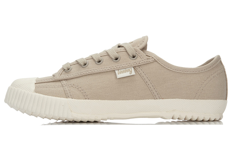(Women) Li-Ning Canvas Casual 'Grey White' ALAL032-1