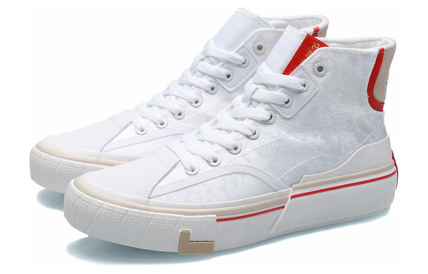 Lookbook (W) Li-Ning Canvas Hi 'Putih' AECR008-1