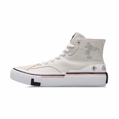 (W) Li-Ning Canvas Hi Shoes 'Beige White'