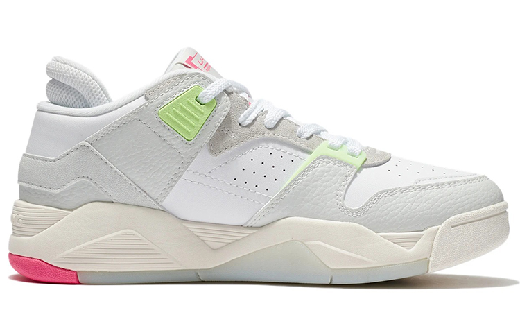 Order (W) 李宁休闲篮球鞋 '灰绿粉' AGBS032-3