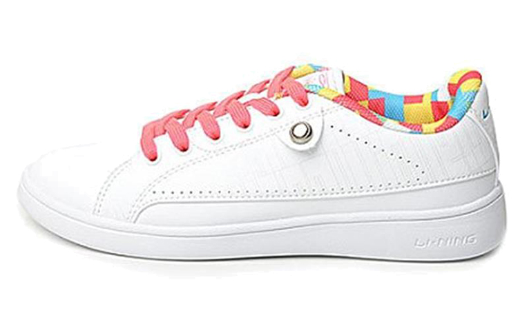 (W) Li-Ning Casual Board Sneaker 'White Pink'
