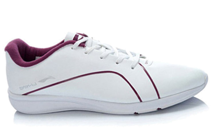 Order (Women) Li-Ning Casual Comfort 'White Low-Top Running' ACGG058-1