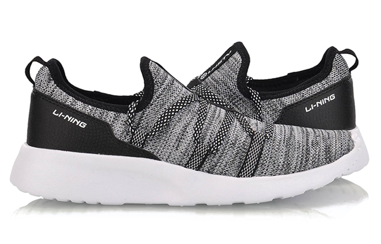 Lookbook (Women) Li-Ning Casual Comfort Low 'Black Grey' AGLM004-1