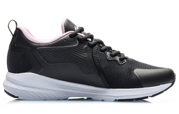 Order (W) Li-Ning Casual Lage Sneakers Lichtgewicht Hardloopschoenen ''Zwart Paars'' ARBP114-1