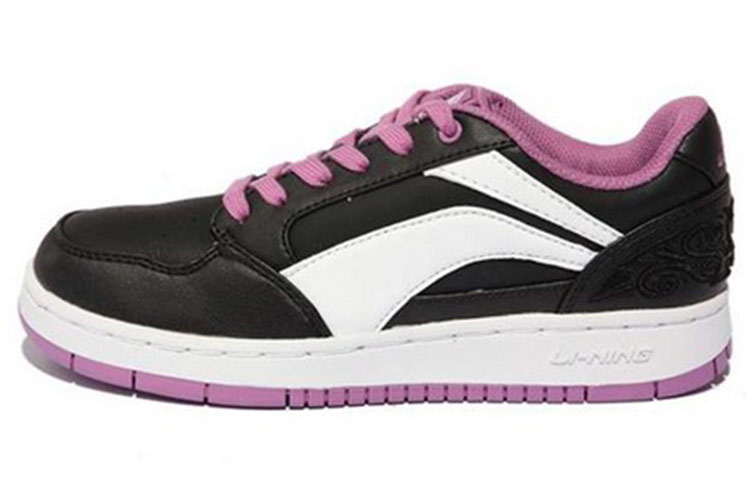 (Women) Li-Ning Casual Low-Top 'Purple Black' ALCF252-2