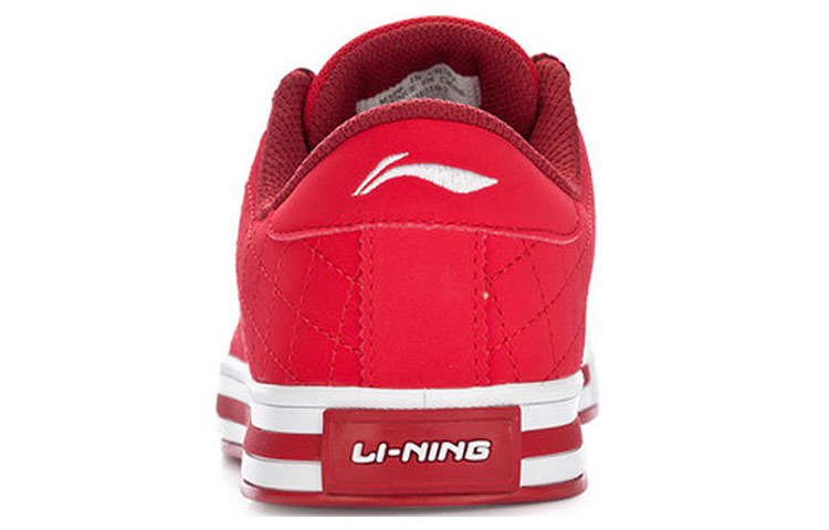 Shop (Women) Li-Ning Casual Low-Top 'Red White' ATCH016-2