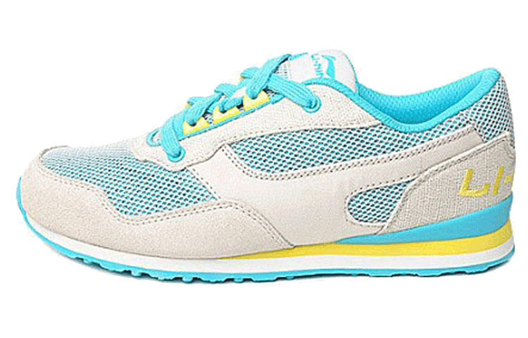 (Women) Li-Ning Casual Low 'Beige Blue' ALCF056-1