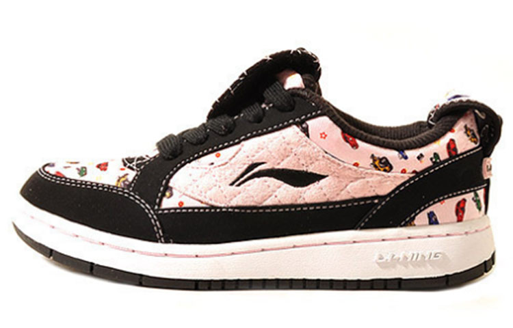 (Women) Li-Ning Casual Low 'Black White' ALCF020-2