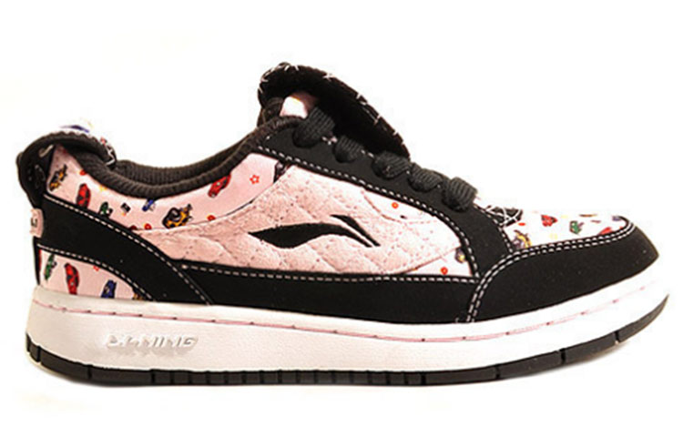 Order (W) 李寧カジュアルロー「黒白」 ALCF020-2